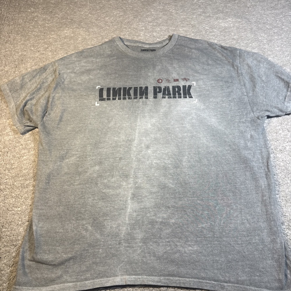 Linkin Park Hybrid Theory Grey Graphic Band T-Shirt XL 100% Cotton rare